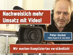 Webinar: Nachweislich mehr Umsatz mit Video