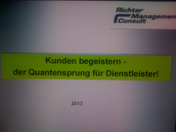 Webinar: Kunden begeistern - der Quantensprung für Dienstleister!