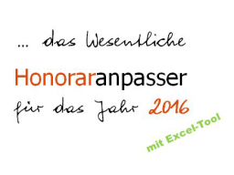 Webinar: Preis- und Honoraranpasser 2016