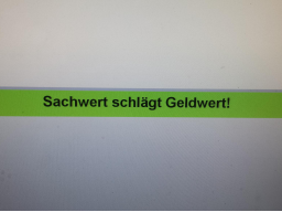 Webinar: Sachwert schlägt Geldwert!