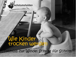 Webinar: Wie Kinder trocken werden
