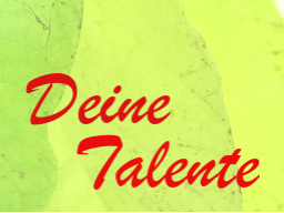 Webinar: Deine Talente verändern die Welt