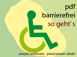 Webinar: Barrierefreie Dokumente