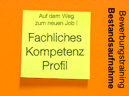 Webinar: Ihr fachliches Kompetenzprofil - Auf dem Weg zum neuen Job