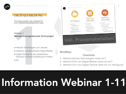 Webinar: Digitale Bildung - Der Informationstermin zu meiner aktuellen Webinar-Reihe