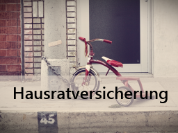 Webinar: Die Hausratversicherung