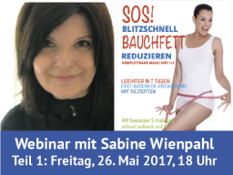 Webinar: SOS! Wie Sie blitzschnell Bauchfett reduzieren! Teil 1: Basiswissen: Basisch fit & schlank