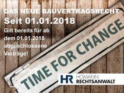 Webinar: Das neue Bauvertragsrecht - Praxiswissen zum neuen Bau- und Verbraucherbauvertrag