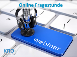 Webinar: Die Online Fragestunde