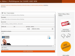 Webinar: Mit Multiblogs zur Google Nr. 1