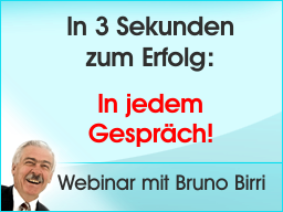 Webinar: In 3 Sekunden zum Erfolg In jedem Gespräch!
