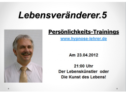 Webinar: Der lebensveränderer teil 2.