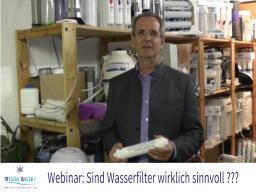 Webinar: Sind Wasserfilter wirklich sinnvoll?