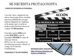 Webinar: Quieres ser el/la Protagonista de tu vida?