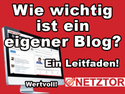 Webinar: Wie wichtig ist ein eigener Blog? - Ein erster Leitfaden!
