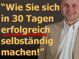 Webinar: Selbständig in 30 Tagen