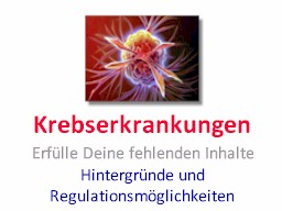 Webinar: Krebserkrankungen Erfülle Deine fehlenden Inhalte