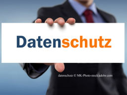 Webinar: DSGVO - Das neue Datenschutzrecht