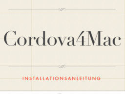 Webinar: Cordova4Mac oder wie erstelle ich elegant native iOS Apps?
