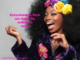 Webinar: Entschuldige Dich nie dafür Du selbst zu sein!