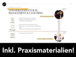 Webinar: Vom Dozenten zum Coach & Manager