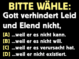 Webinar: Wieso lässt Gott leid zu?