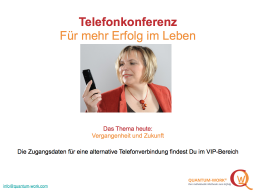 Webinar: Mal wieder Land unter? - Wochenimpuls im Jahresabo