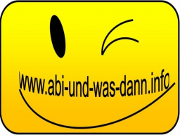Webinar: Abi und was dann?