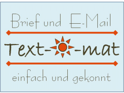 Webinar: Text-o-mat |►► Brief & E-Mail einfach und gekonnt