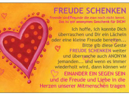 Webinar: Freude schenken