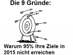 Webinar: 9 Gründe, warum 95% Ihre Ziele in 2015 nicht erreichen
