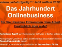 Webinar: Das Jahrhundert-Onlinebusiness