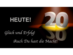 Webinar: Auch DU hast die Macht! - Mit 20 Minuten täglich zu mehr Erfolg!