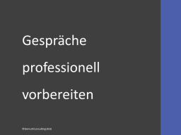 Webinar: Gespräche professionell vorbereiten