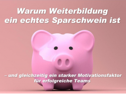 Webinar: Kostenloser Vortrag: Warum Weiterbildung ein echtes Sparschwein ist  und gleichzeitig ein starker Motivationsfaktor