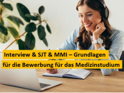 Webinar: Interview & SJT & MMI Grundlagen